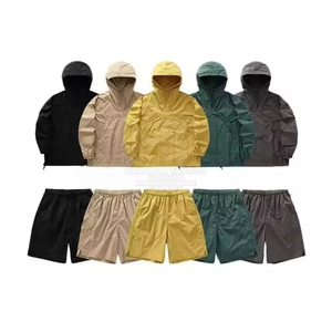 Ligero transpirable invierno Casual hombres cortavientos conjunto secado rápido moda desgaste bajo precio para venta en línea - Product Image 1