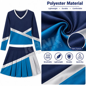 Custom Logo Hot Selling Latest Design High Quality Low Price Low Moq Women Full Sleeve <b>Cheerleading</b> Uniform - Product Image 6