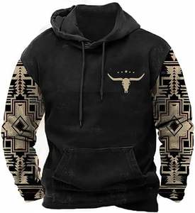 Sudadera con Capucha para Hombre, 100% Algodón, Personalizada, de Alta Calidad, Talla Grande, Estampada, para Primavera e Invierno, Precio de Fábrica, Venta al Por Mayor - Product Image 5