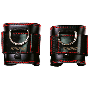 สายรัดข้อเท้าพร้อมห่วงรูปตัว D คู่เครื่องฝึกออกกำลังกายยิมยิมที่ออกแบบโลโก้ทำจากเหล็ก - Product Image 1