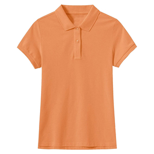 เสื้อสำหรับผู้หญิงเนื้อนุ่มคอตตอน100% สำหรับใส่ฤดูร้อนคอปกแขนสั้นคลาสสิกสำหรับใส่ในออฟฟิศสไตล์ลำลอง - Product Image 2