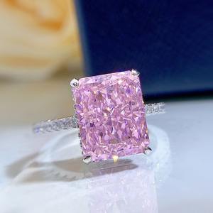 Mejor diseñador Sólido 925 Plata de ley Hecho a mano Corte Esmeralda Zircon Anillo de piedras preciosas Fiesta DE BODA Declaración elegante - Product Image 1