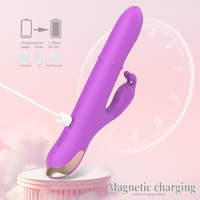 S-HANDE 4 in 1 Leistungs starke Schub kaninchen Vibratoren Rotierender Ball Klitoris Stimulator Vaginal Vibrator Sexspielzeug für Frauen
