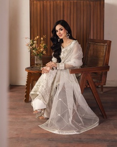 WS ชุดปากีสถานแบบใหม่ขายดีในต่างประเทศ1050สวยทำจากผ้าวิสคอสไม่ขายดี - Product Image 3