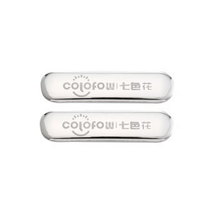 Etiqueta Metálica Ecológica para Prendas, Grabada con Láser, Personalizada, para Coser en Bufandas - Product Image 4