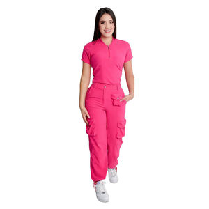 Uniforme Profesional para Mujer, Conjunto de Uniforme Médico con Logotipo Personalizado, Transpirable, Ligero, Cómodo, de Tela Elástica para Clínica, Hospital, Consultorio Dental - Product Image 5