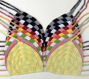 Maillot de bain bikini au crochet personnalisé fait main de haute qualité - Product Image 2