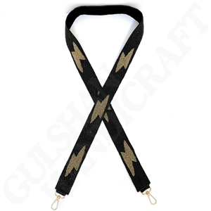 Sangle en coton perlé faite à la main pour sacs élégant bandoulière épaule remplacement sac à main sangle accessoires décoratifs - Product Image 5