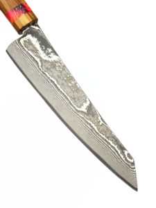 มีดเชฟญี่ปุ่นดามัสกัสมือจับไม้มะกอกทำจากเหล็กดามัสกัส - Product Image 3