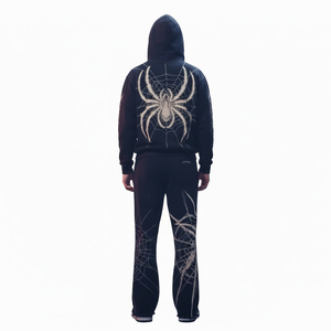 Chándal Extra Grande con Serigrafía Personalizada, 100% Algodón Felpa, Diseño Moderno, Tejido Cálido, Diseño Personalizado, Unisex - Product Image 4