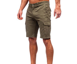 Vente en gros de shorts cargo pour hommes personnalisés log respirant séchage rapide multi-poches shorts cargo décontractés pour hommes avec le meilleur style - Product Image 1