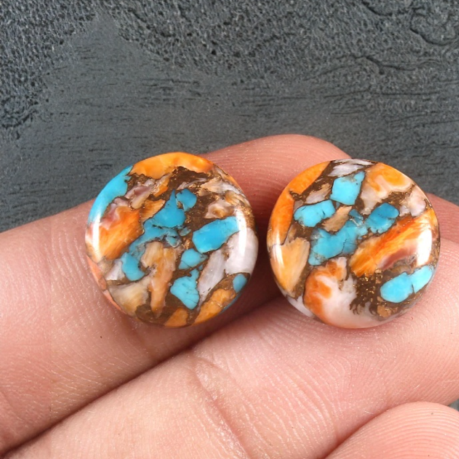 สีส้ม/สีฟ้า