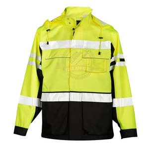 Nouvelle arrivée Classe 3 Premium Black Series Veste coupe-vent légère 100% polyester Conception flexible pour uniformes - Product Image 1