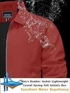 Veste coupe-vent décontractée pour homme avec impression par sublimation personnalisée, logo, taille plus, séchage rapide, col montant et fermeture éclair intégrale, longue et fine - Product Image 2