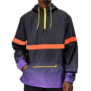Veste d'hiver imperméable personnalisée de haute qualité pour hommes avec capuche coupe-vent en cuir grande taille à fermeture éclair coupe ajustée - Product Image 5