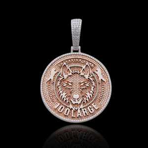 Pendentif personnalisé en or plaqué avec diamant taille émeraude VVS, lettre hip-hop, charme glacé, testeur de diamant, fête, certifié IGI - Product Image 5