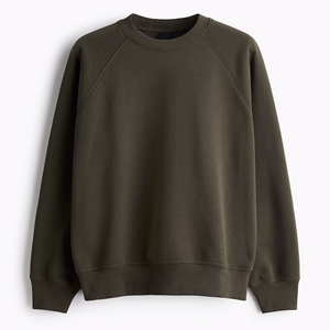 Sweat-shirt pour homme surdimensionné, lourd, à manches longues, épaules tombantes, décontracté, en polyester lavé, t-shirt personnalisé avec impression sérigraphique pour homme - Product Image 1