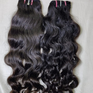 Jerry 9A ผมมนุษย์บริสุทธิ์จากอินเดียขนาด30นิ้วมัดหนังกำพร้าแบบไม่ผ่านกระบวนการมนุษย์ - Product Image 1