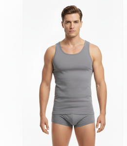 Sous-vêtements en coton pour homme ComfortFlex gris, doux, extensibles, respirants, offrant un soutien, pour un usage quotidien - Product Image 3