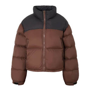 Chaqueta Acolchada de Burbujas para Hombre, Diseño Personalizado 2023, con Capucha y Cuello Alto, Estilo Urbano, Ligera, Rellena de Algodón, para Invierno - Product Image 1