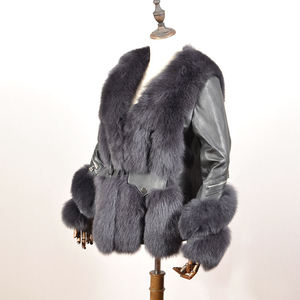 แจ็กเก็ตขนเฟอร์ไซส์ปกติแขนยาวสำหรับ2023สินค้าพรีเมียม - Product Image 6