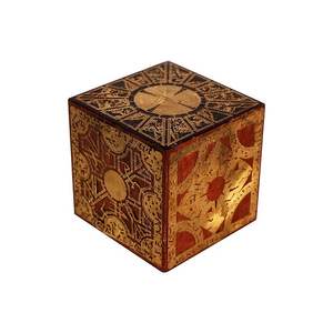 Letrero de Pared de Madera Hecho a Mano Hellraiser Inferno Lament Box y Artesanías - Product Image 1