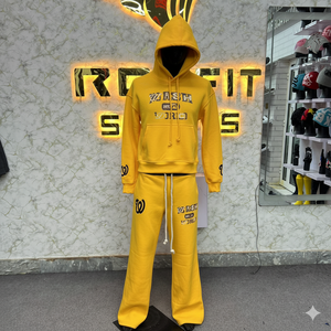 Dernier modèle de survêtement pull-over à bas prix imprimé directement par l'usine bonne qualité pour hommes style unique nouveau survêtement design - Product Image 5