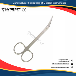 VANNAS-Micro Instruments Chirurgicaux pour les Yeux Ciseaux Iridocapsulotomie Petites Lames Finition Miroir 3-3/8 \ "Acier Allemand Certifié CE ISO - Product Image 3