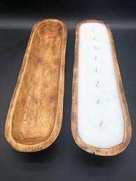 Luxury Wooden <b>Dough</b> <b>Bowls</b> For Candle Luxury Products Wood <b>Dough</b> <b>Bowl</b> Rectangle Shape 100% Handmade Wooden <b>Bowl</b> Farmhouse Brown - Product Image 3