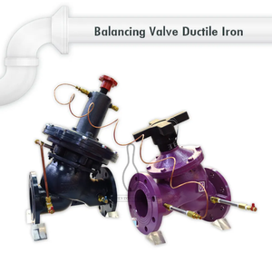 วาล์วควบคุมปั๊มน้ำระบบไฮดรอลิกแบบดัดเหล็กโครงสร้างไดอะแฟรมกำลังลมใช้งานสื่อที่อุณหภูมิสูง - Product Image 3