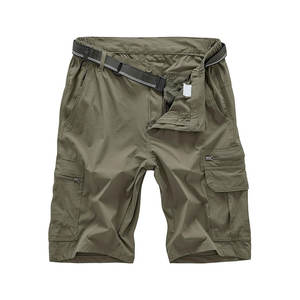 กางเกงขาสั้นผ้าฝ้ายสำหรับผู้ชายแบบหรูหราสำหรับฤดูร้อนเสื้อผ้าแนวสตรีทเอวระดับกลางระบายอากาศได้ผ้า100% เชือกผูกแบบลำลองด้านหน้าแบบถัก - Product Image 1