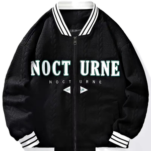 Veste de baseball réversible de luxe en laine pour hommes Veste universitaire de style letterman Veste respirante à décor brodé pour hommes - Product Image 1