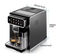 Machine à café à écran tactile, machines à café entièrement automatiques, cafetière à expresso commerciale