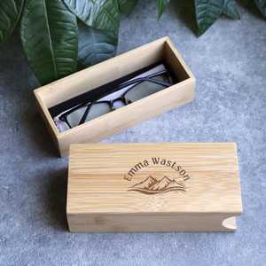 Boîte de rangement Étui à lunettes Étui à lunettes en bois Étui à lunettes en liège - Product Image 6