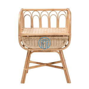 Muebles de dormitorio elegantes, mesita de noche de ratán marrón natural, las mesas auxiliares de ratán más vendidas, hechas en Vietnam, diseño OEM - Product Image 4