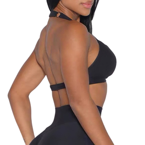 Sujetador deportivo de nailon Spandex de secado rápido, ropa deportiva de alta calidad, sujetador Atlético transpirable personalizable para mujer - Product Image 5