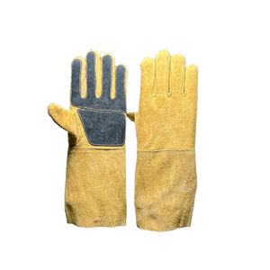 Gants de soudage en cuir de sécurité de protection dernière arrivée de haute qualité nouveau style conception personnalisée taille des gants de soudage en cuir - Product Image 3