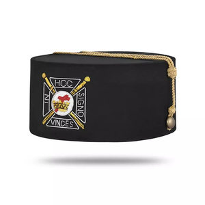 MASONIC REGALIA ROYAL ARCH PAST HIGH PRÊTRE CHAPITRE COURONNE CAP - MASONIC REGALIA CAP ronpex - Product Image 5