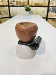 Quemador de Incienso de Madera con Cuenco de Acero Inoxidable, Tallado a Mano, Soporte para Aromaterapia, Decoración Espiritual para el Hogar - Product Image 6