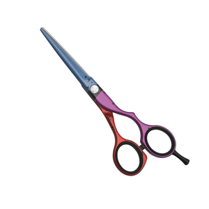 Ciseaux de coupe de cheveux personnalisés avec lames en acier métalliques tranchantes Ciseaux de coiffeur pour la coiffure de 6 pouces - Product Image 1