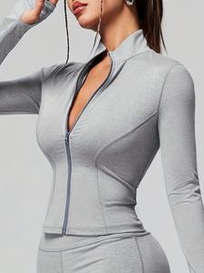 Chaqueta de Yoga Deportiva para Mujer, Ligera, Elástica, Personalizada, para Gimnasio, Entrenamiento, Running - Product Image 5