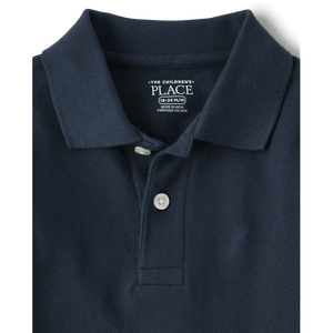Uniforme Escolar de Polo de Piqué Suave The Children's Place para Bebés y Niños Pequeños, Color Azul, Tallas 6-24 Meses y 2T-5T - Product Image 2