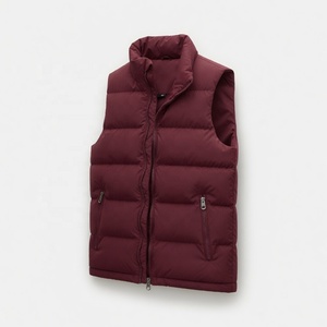 Lightweight Half Sleeve Puffer <b>Vest</b> Jacket Hoodless Design Insulated Casual Warm Short Sleeve Coat Fashion Layer - Product Image 1