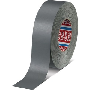 Tesaband Premium 4651 <b>Grey</b> Fabric <b>Tape</b> 50m Length 50mm Width Roll TESA-for Textile & Fabric Crafts - Product Image 1