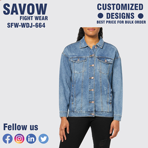 2024 marque femmes décontracté réversible matelassé Denim veste régulière hiver manteau Polyester remplissage en gros mode automne hiver - Product Image 5