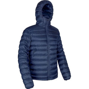 Chaqueta sin mangas acolchada de invierno con cremallera ligera personalizada para hombre, producto al por mayor con capucha y tela cálida - Product Image 5