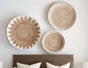 Haute qualité Sabai herbe mur panier nouveau Design coloré décor à la maison tenture murale panier pour salon décoration Art Style - Product Image 6