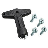 Jeu de réparation de clé d'ouverture de couvercle de roue pour Renault Megane, Clio, Laguna (expédition du fabricant turc)