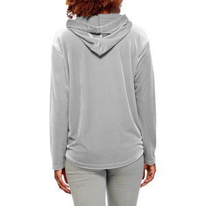 Sudadera con capucha de terciopelo recortada personalizada para mujer, moda informal 2025, pantalones acampanados, mezcla perfecta de comodidad y estilo, sudaderas con capucha para mujer - Product Image 6