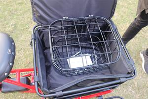 High Quality 500W 48v Folding 24inch Fat Tire Electric Tricycles Bike Cargo for Transport Using With Basket Bicycle - Product Image 4